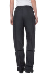 VAUDE Fluid Pantalon zippé Femme, noir