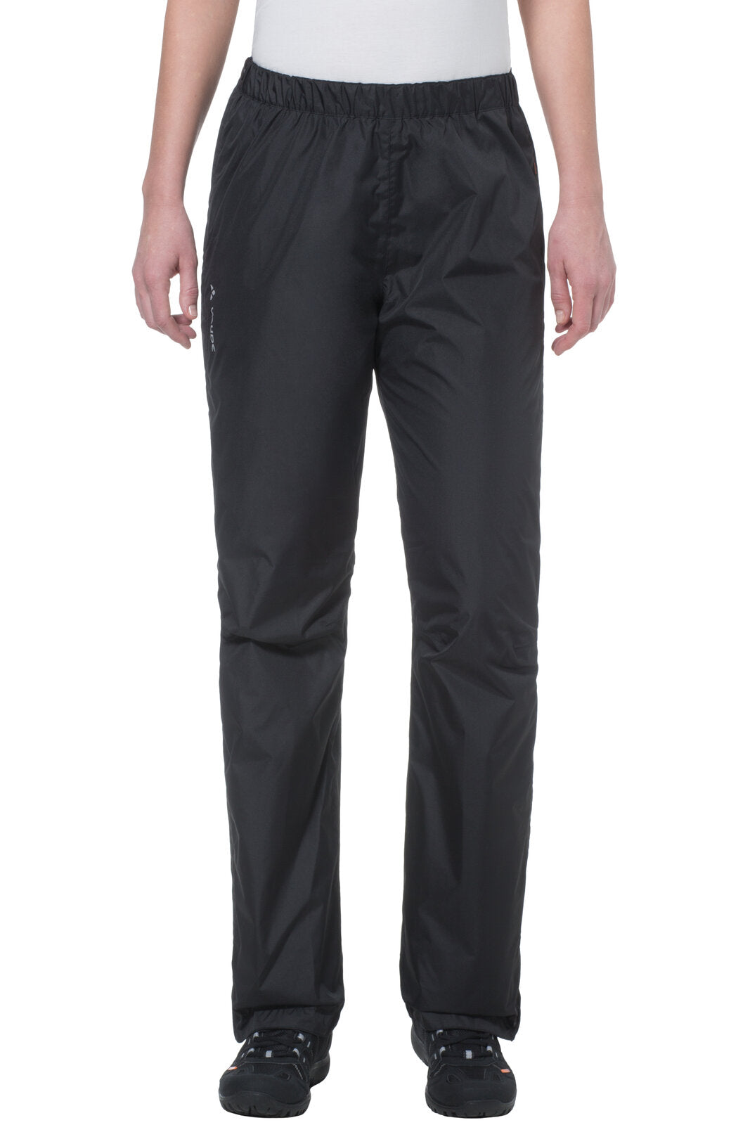 VAUDE Fluid Pantalon zippé Femme, noir