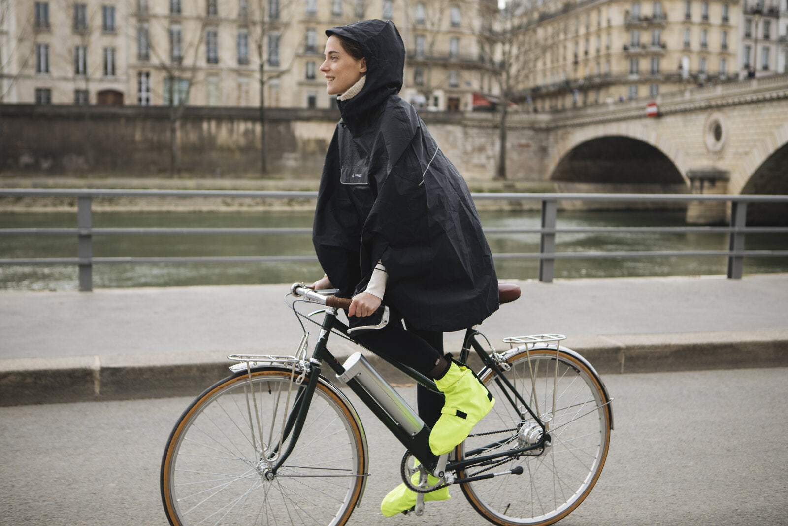 VAUDE guêtres de vélo courtes jaunes