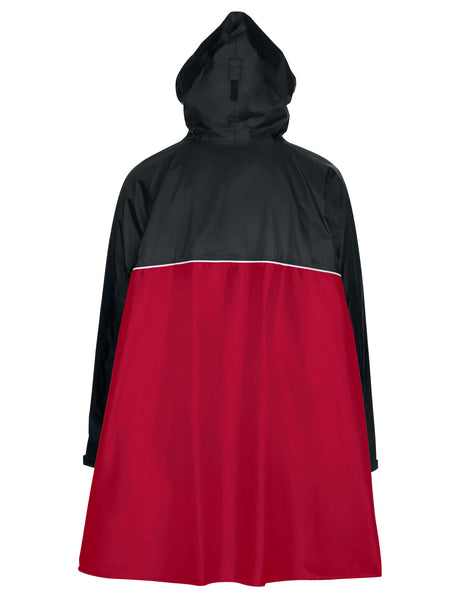 VAUDE Poncho Valero rouge/noir