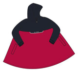 VAUDE Poncho Valero rouge/noir