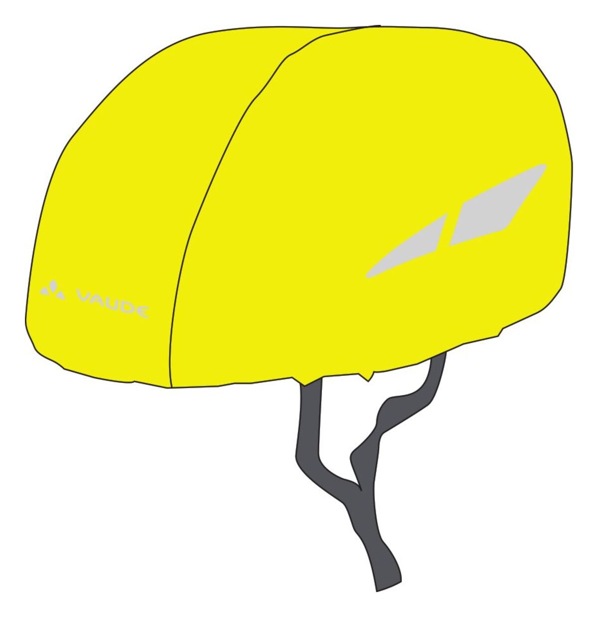 VAUDE casque housse de pluie enfants jaune