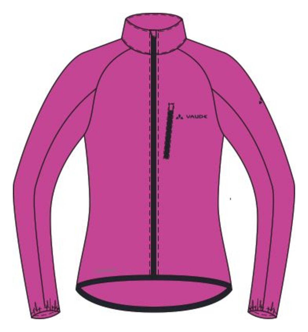 VAUDE Drop Jacket III femme lotus rose