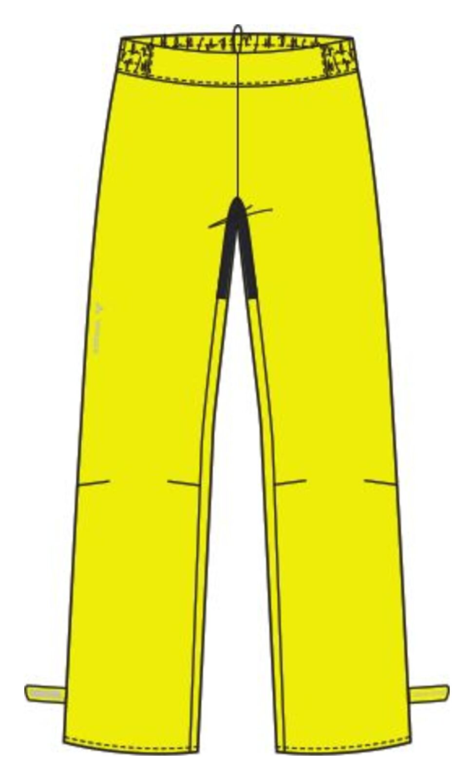 VAUDE Drop Pants II hommes jaune