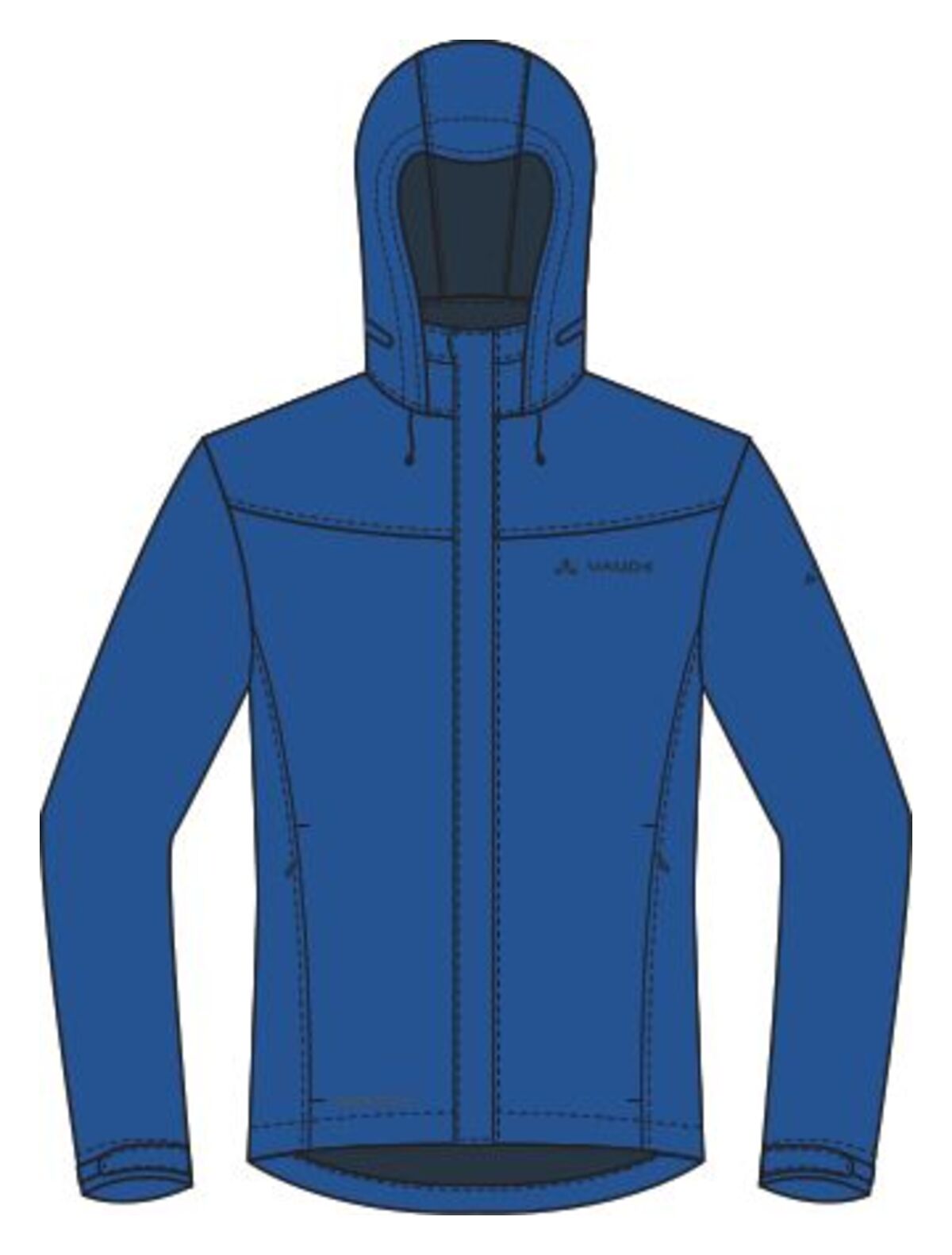 VAUDE Escape Bike Light Veste Homme, bleu signal