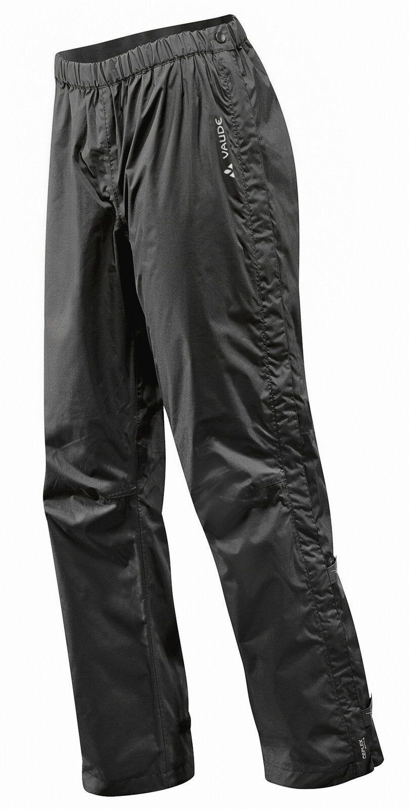 VAUDE Fluid Full-zip Pants II S/S hommes noir