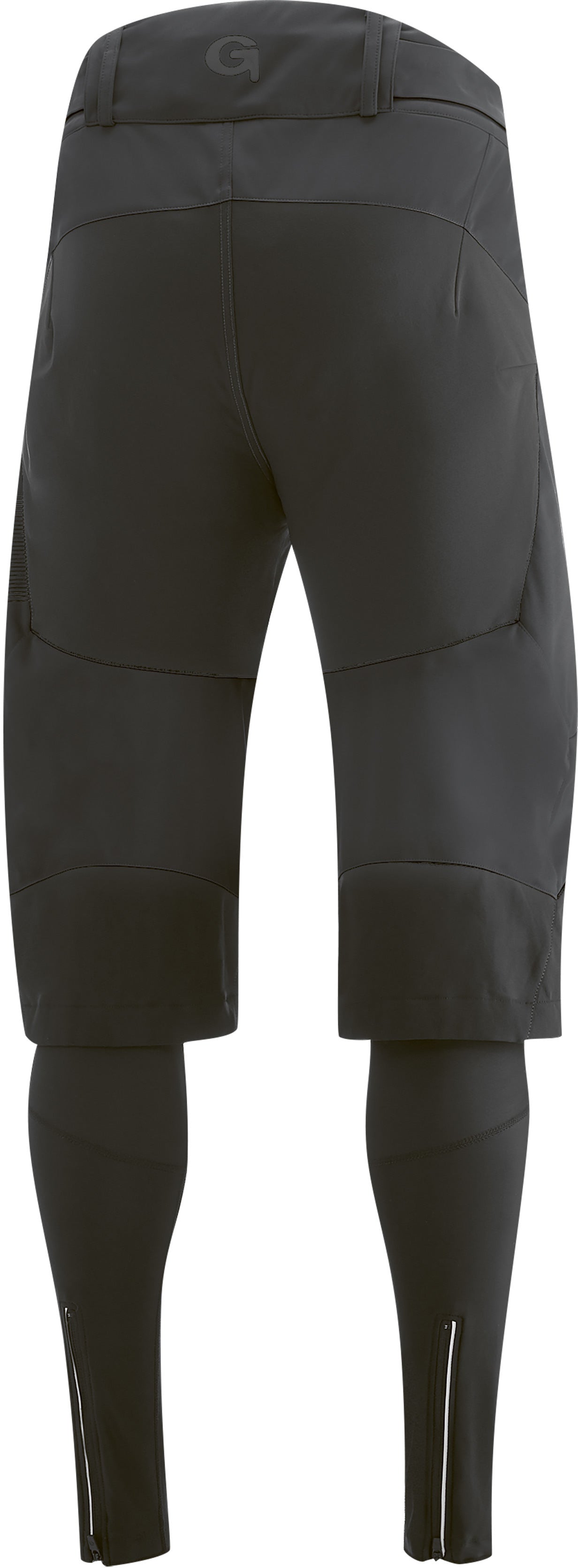 Gonso Sirac 3in1 Softshell Pantalon Pad Homme, noir