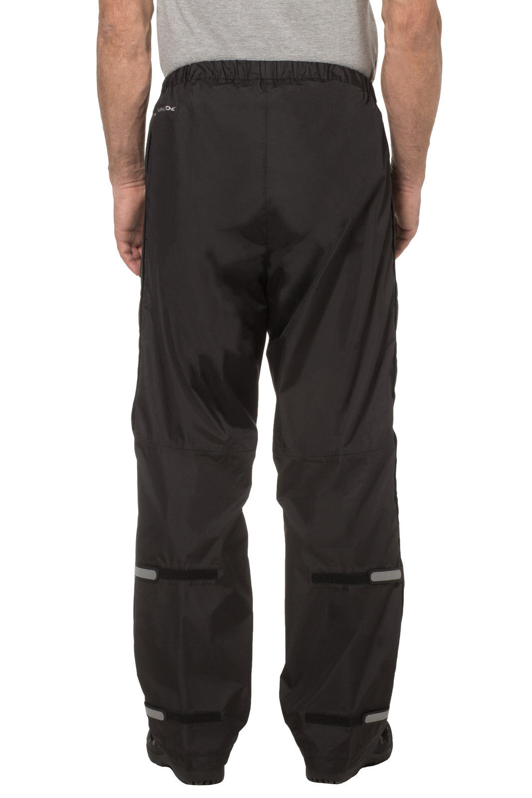 VAUDE M's Fluid Full-Zip Rain Pants II hommes noir