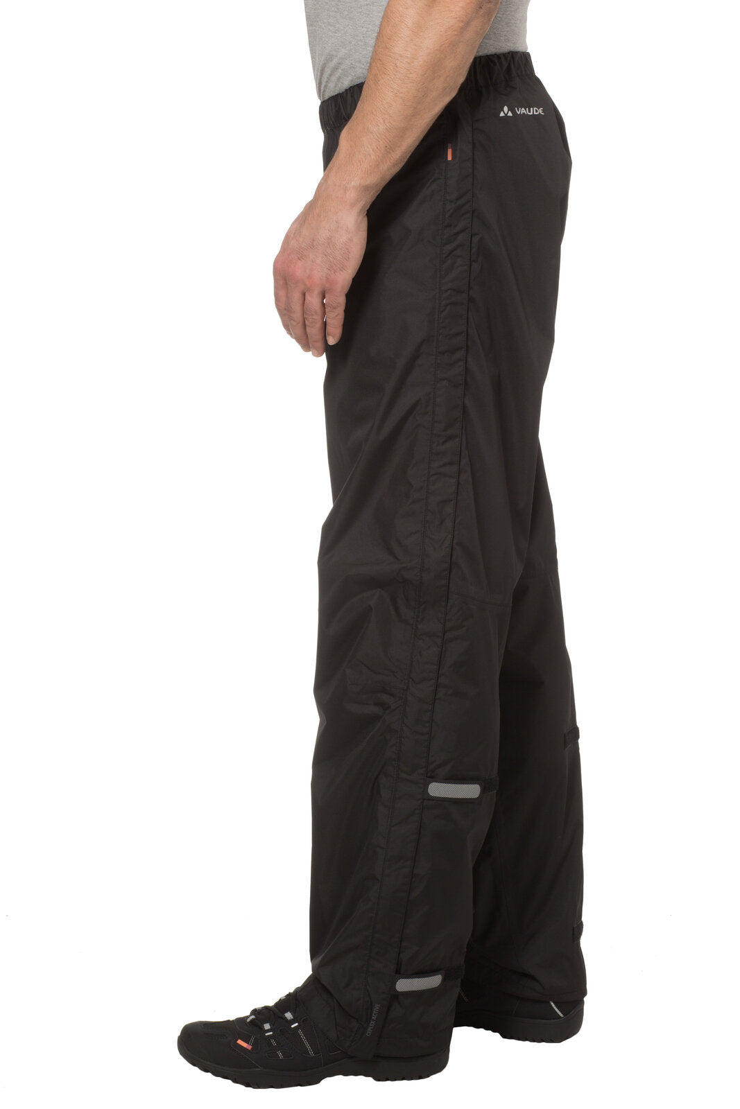 VAUDE Fluid II pantalon entièrement zippé hommes noir