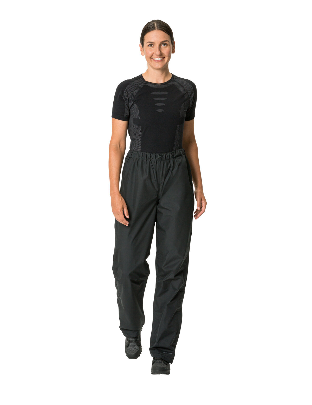 VAUDE Pantalon fluide femme noir