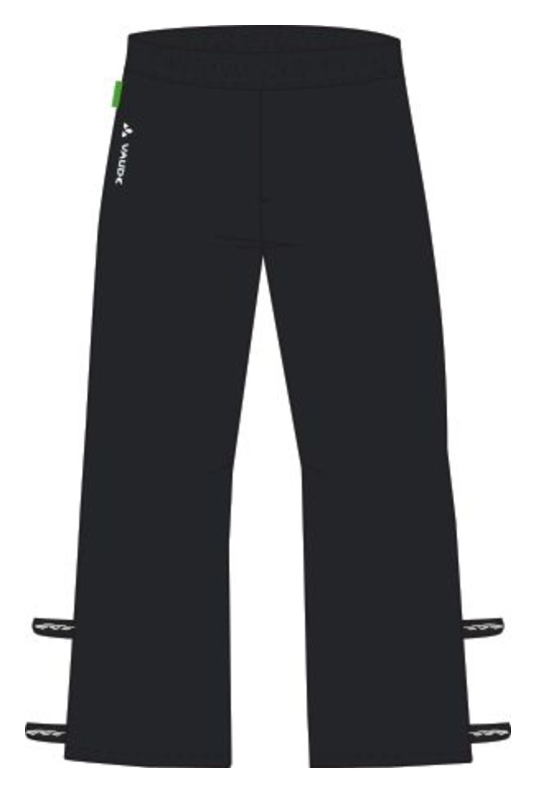 VAUDE Pantalon fluide femme noir