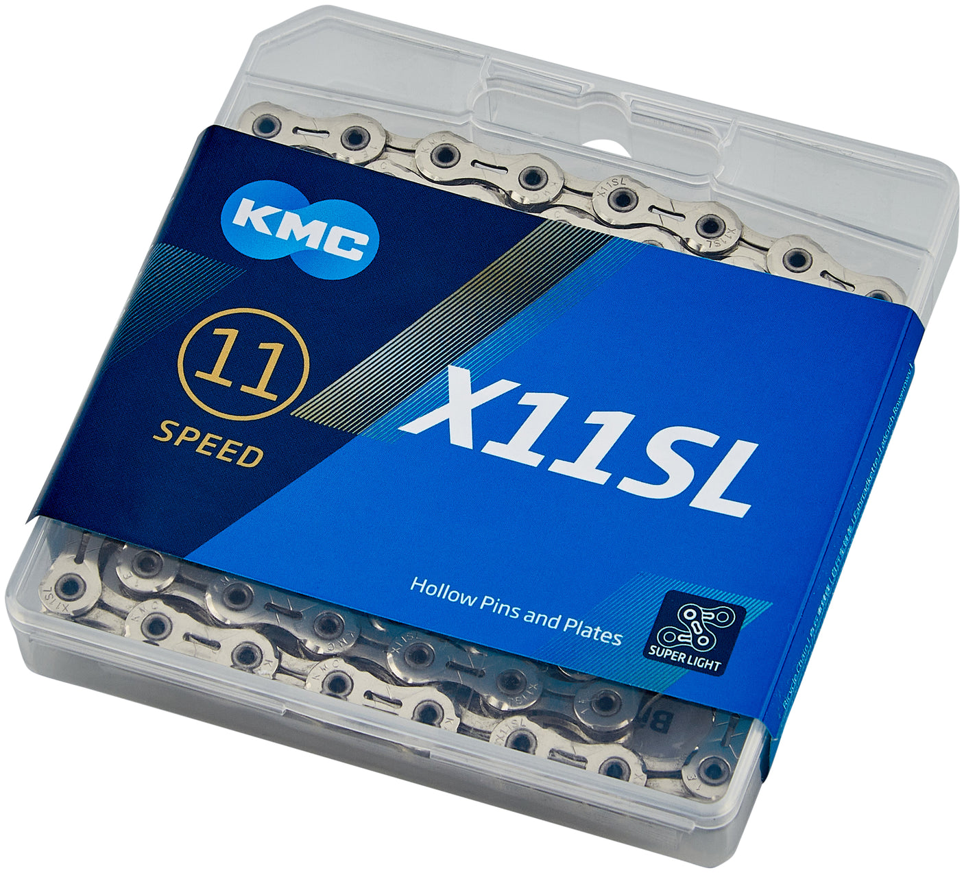 Chaîne KMC X11SL Ti-N 11 vitesses argent