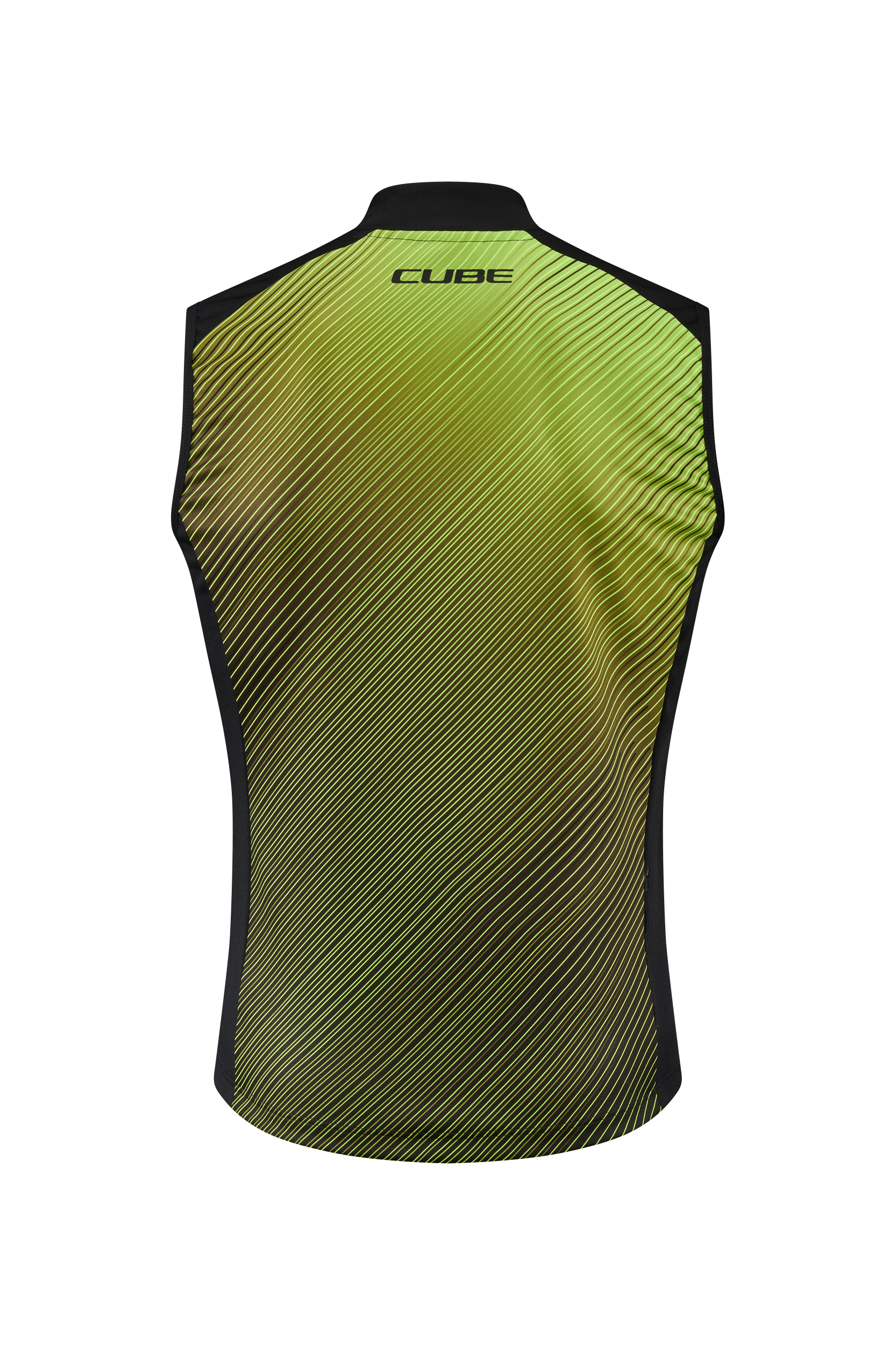 Gilet softshell CUBE BLACKLINE Sécurité noir et jaune fluo