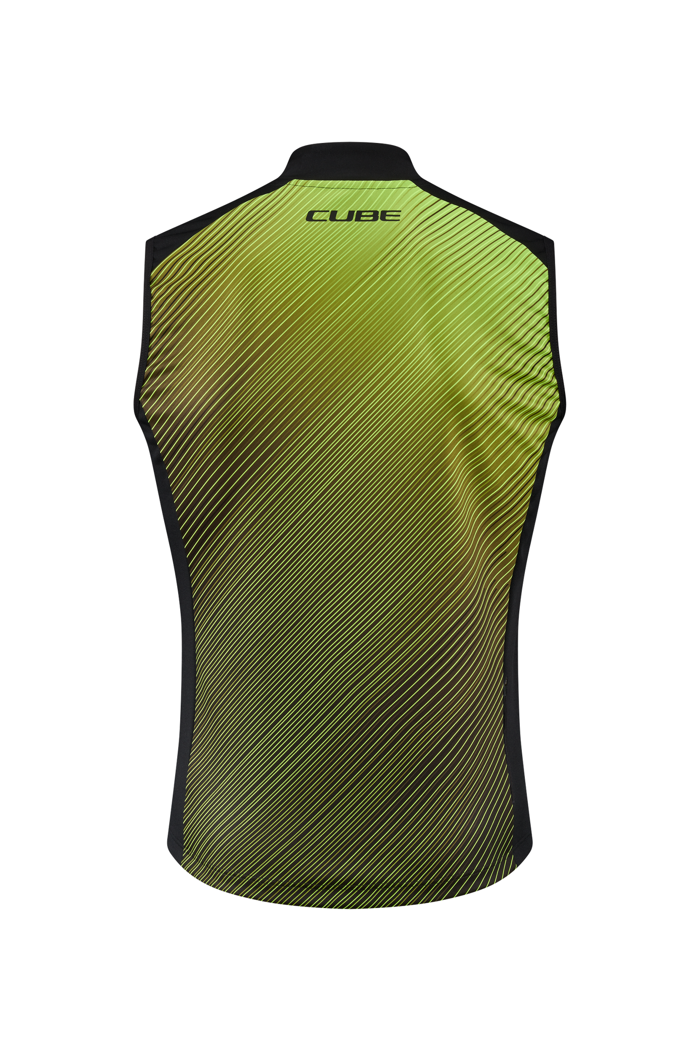 Gilet softshell CUBE BLACKLINE Sécurité noir et jaune fluo