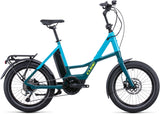 Cube Compact Sport Hybrid 500 bleu'n'lime