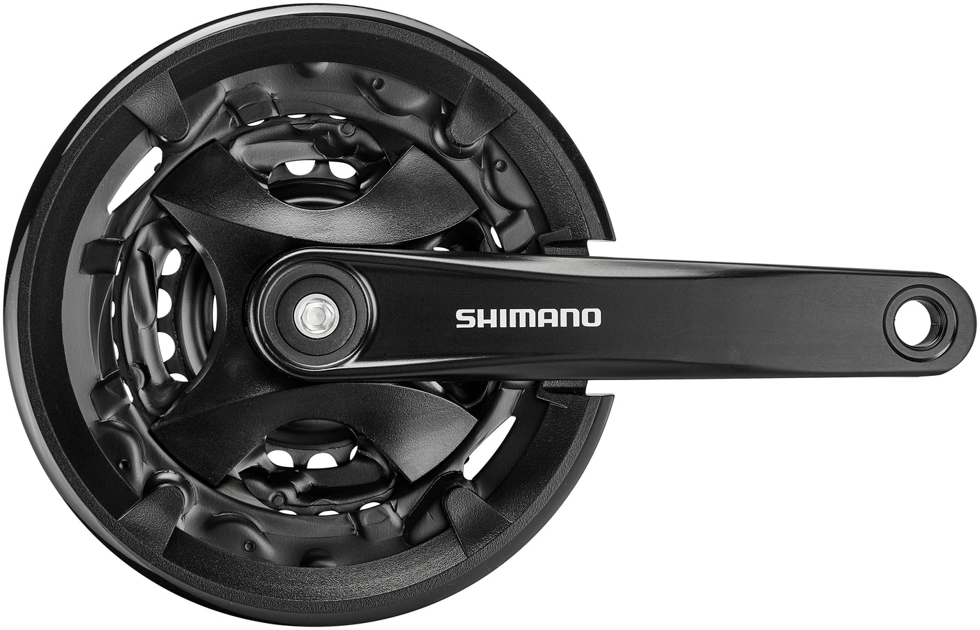 Pédalier Shimano FC-MT101 9 vitesses noir