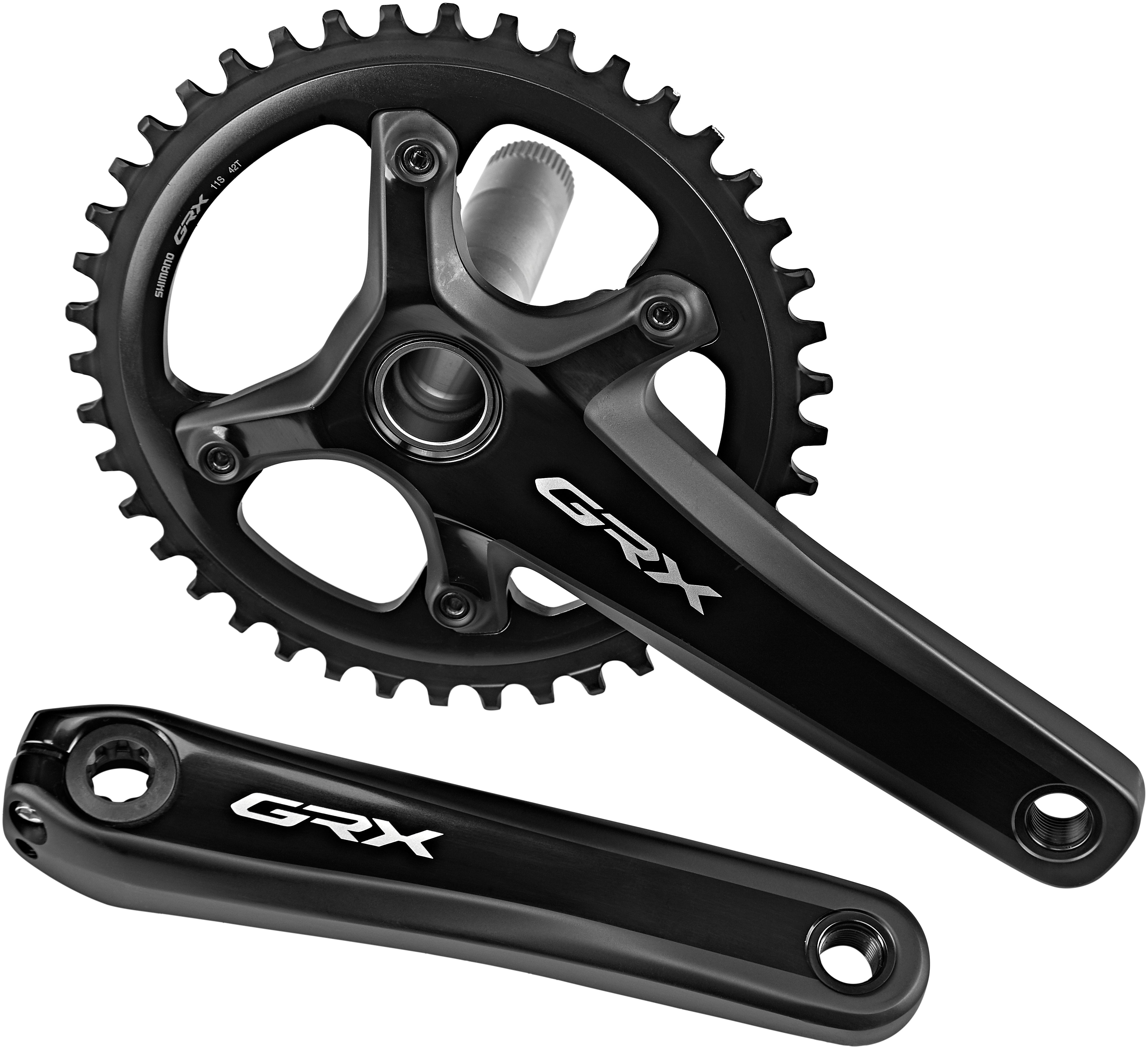 Pédalier Shimano GRX FC-RX810 1x11 42T noir