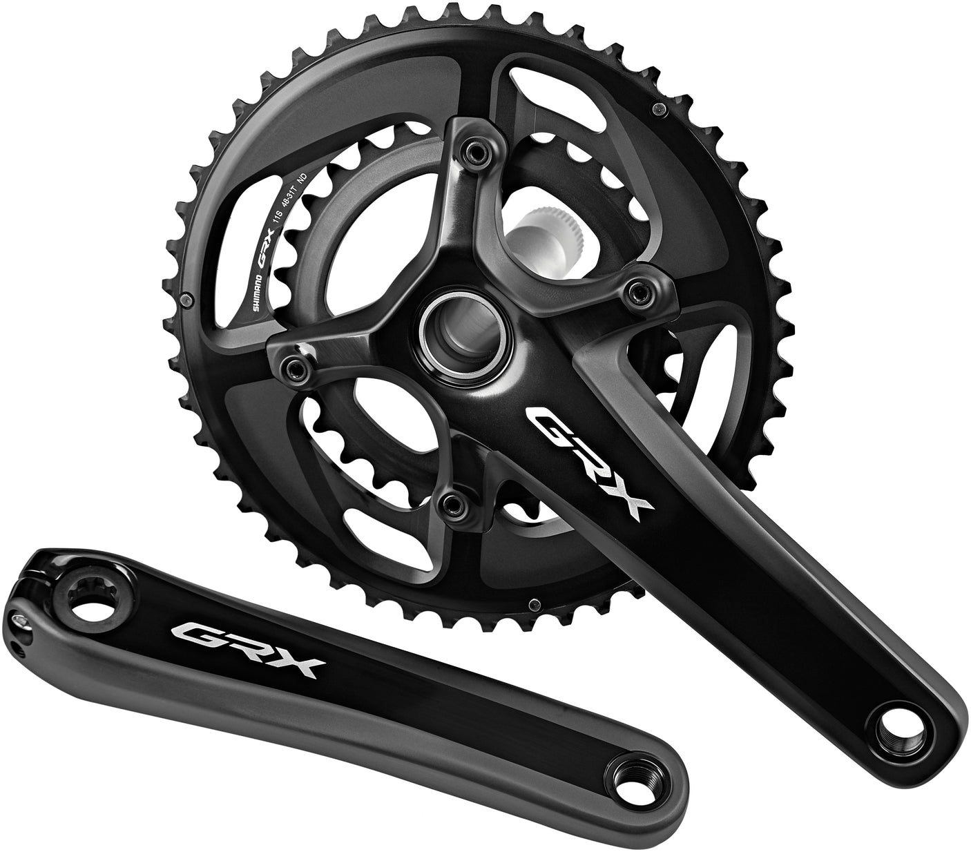 Pédalier Shimano GRX FC-RX810 2x11 48-31T noir