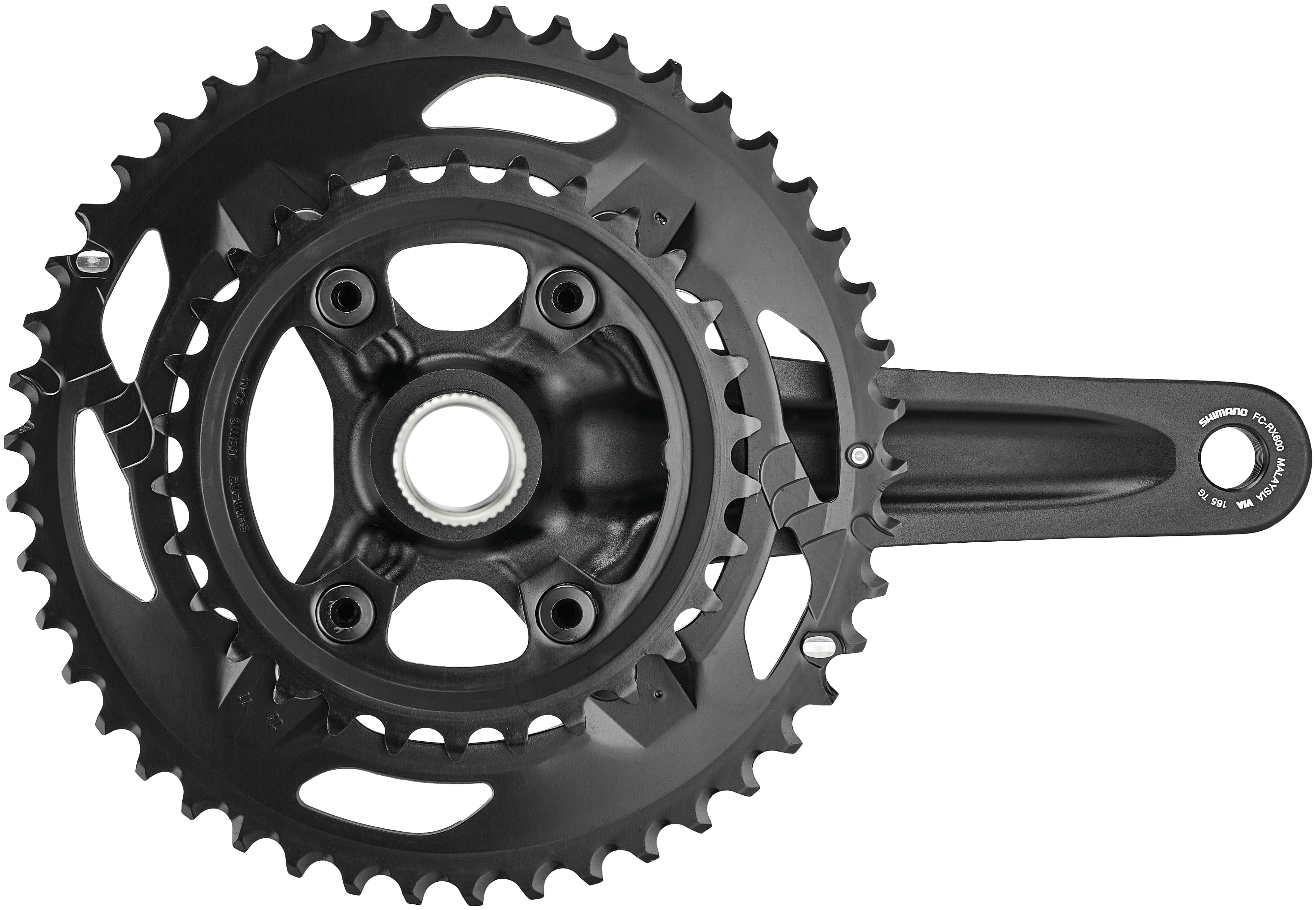 Pédalier Shimano GRX FC-RX600 2x11 46-30T noir