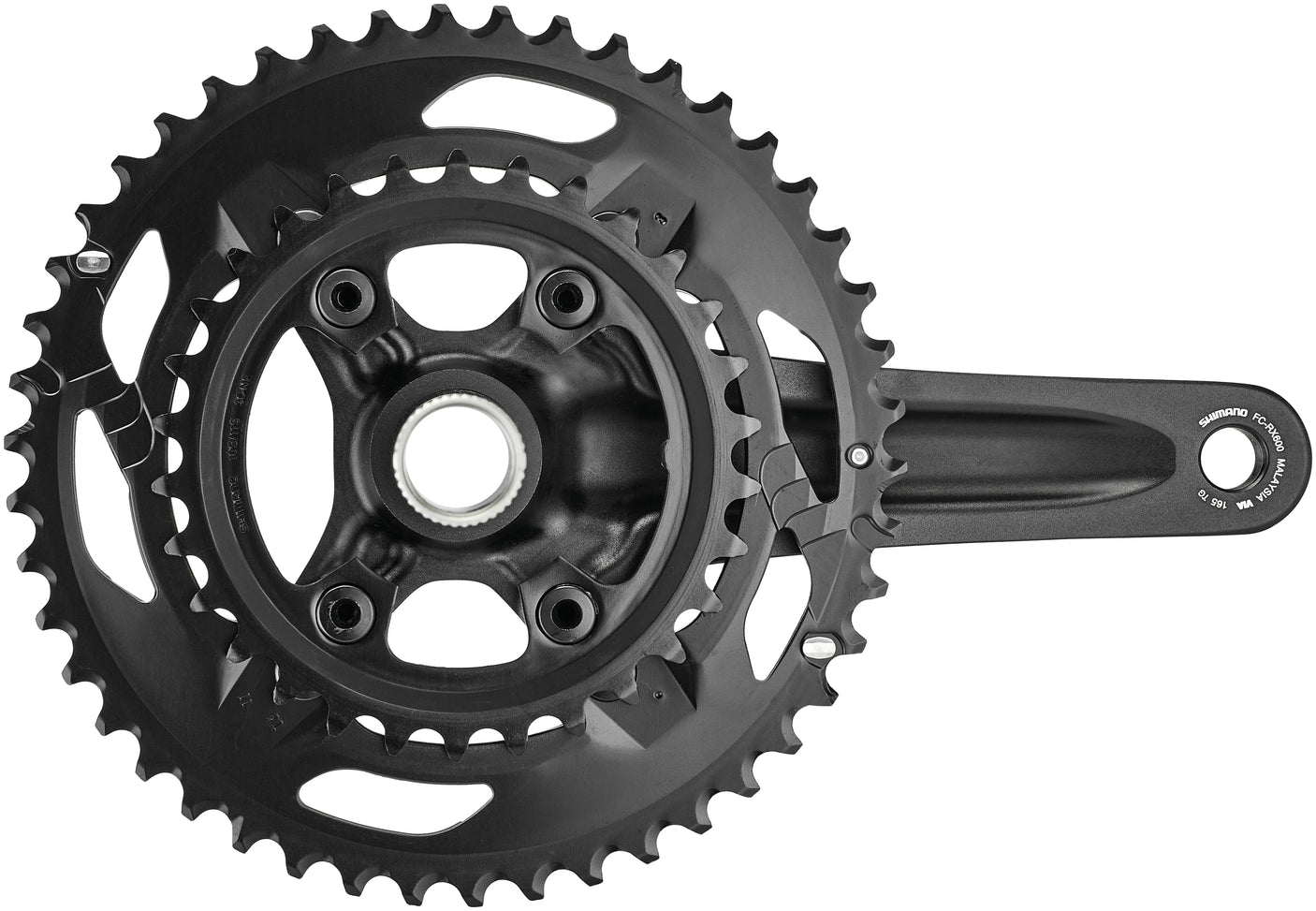 Pédalier Shimano GRX FC-RX600 2x11 46-30T noir