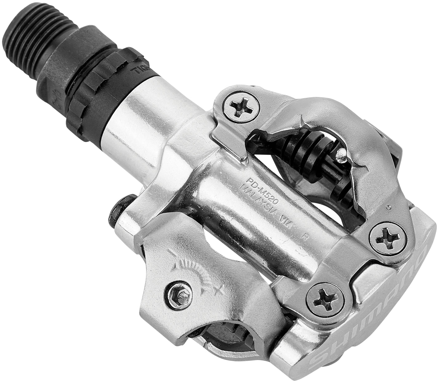 Pédales Shimano PD-M520 SPD argent