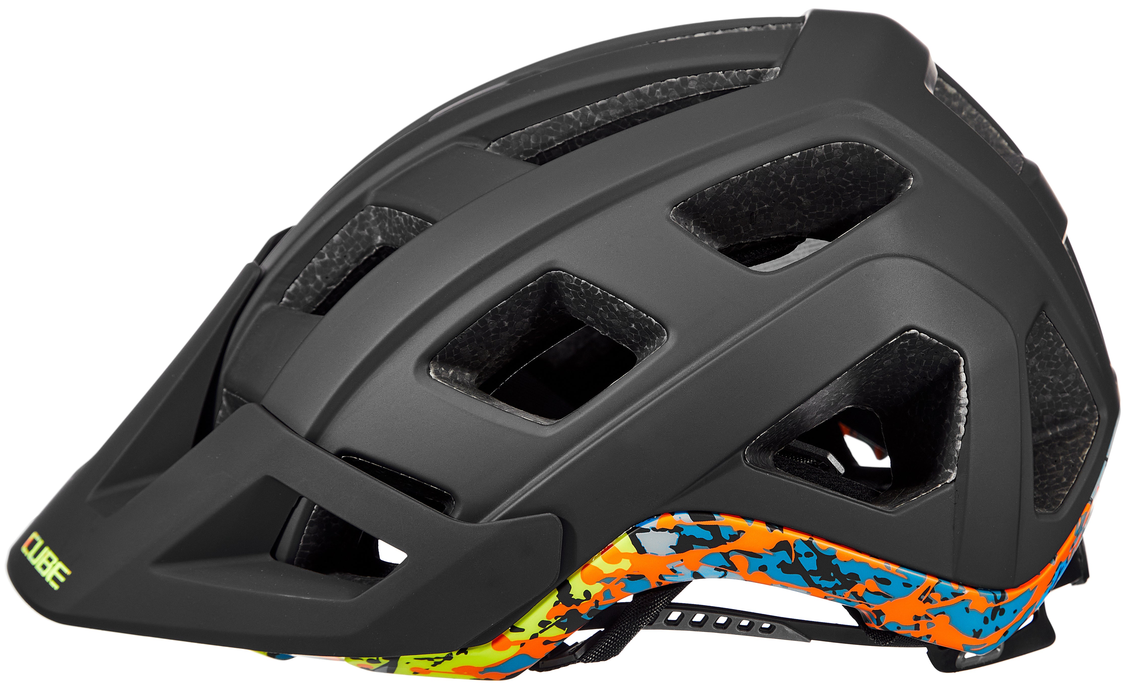 Casque VTT CUBE BADGER black'n'splash