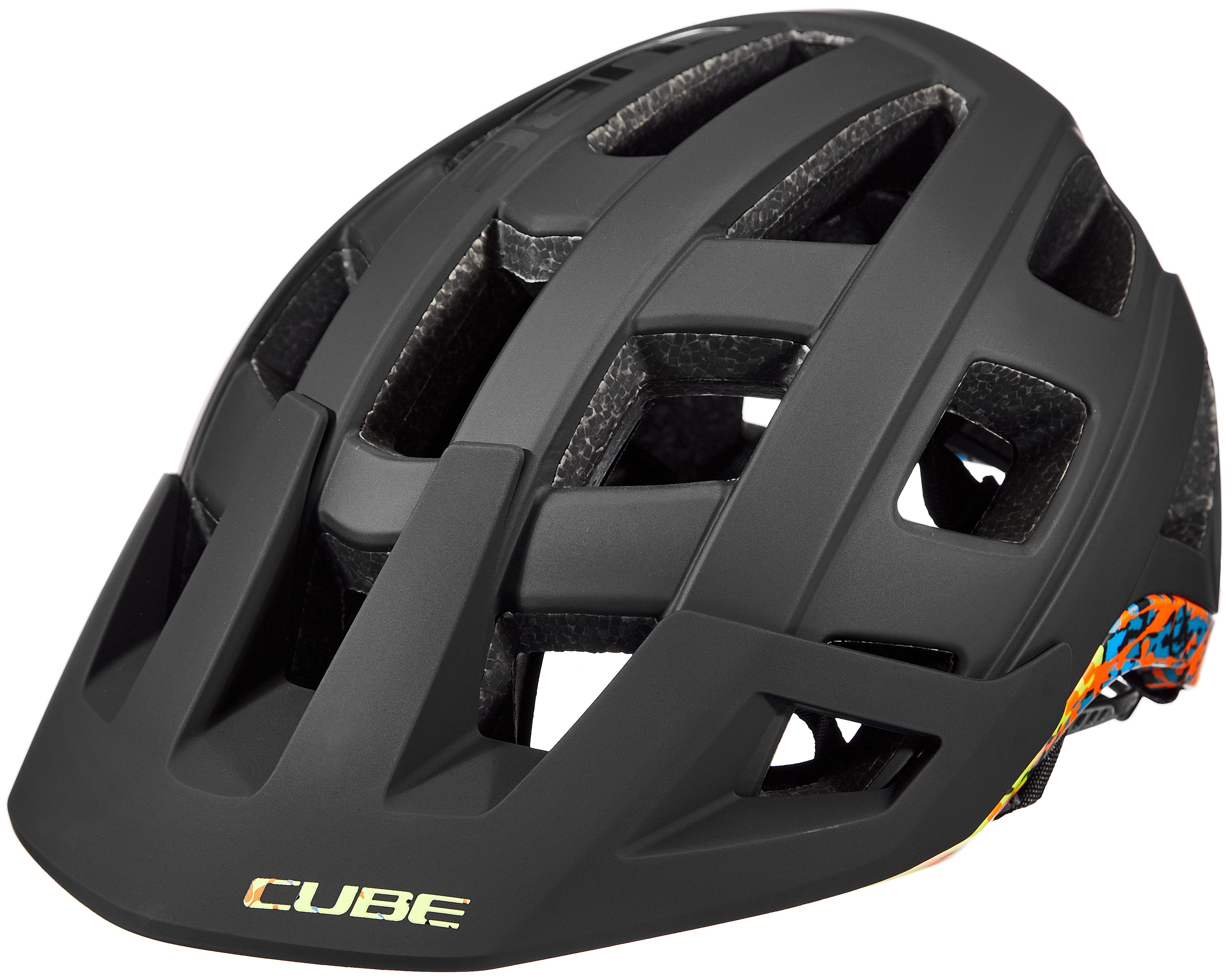 Casque VTT CUBE BADGER black'n'splash