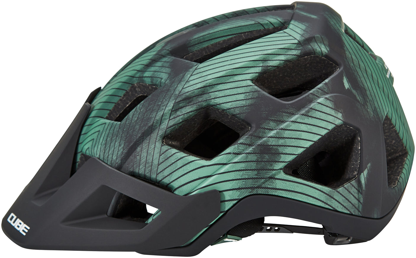 Casque VTT CUBE BADGER vert