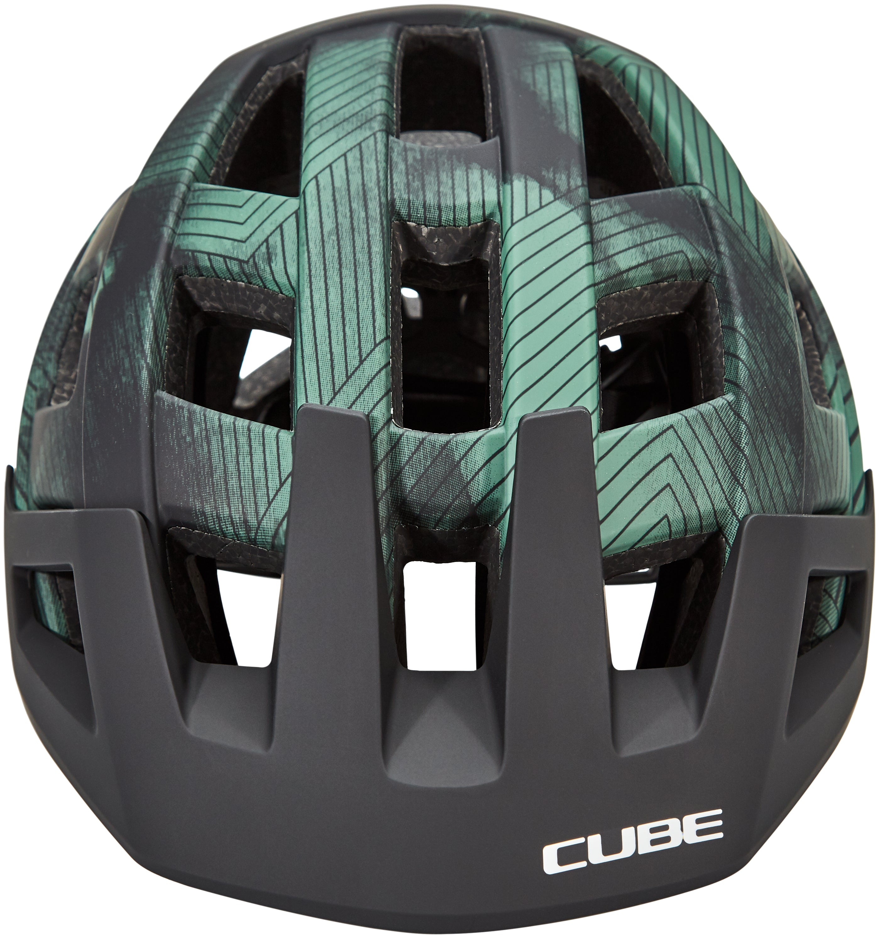 Casque VTT CUBE BADGER vert