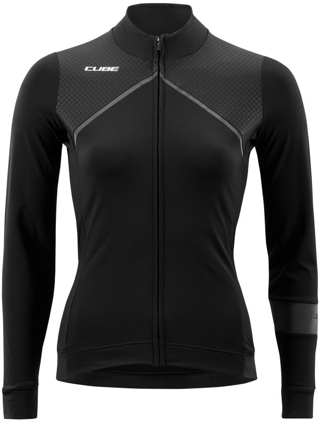 CUBE BLACKLINE WS maillot manches longues noir