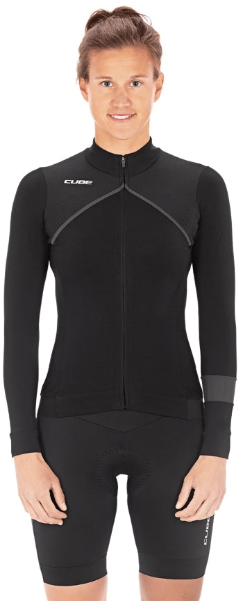 CUBE BLACKLINE WS maillot manches longues noir