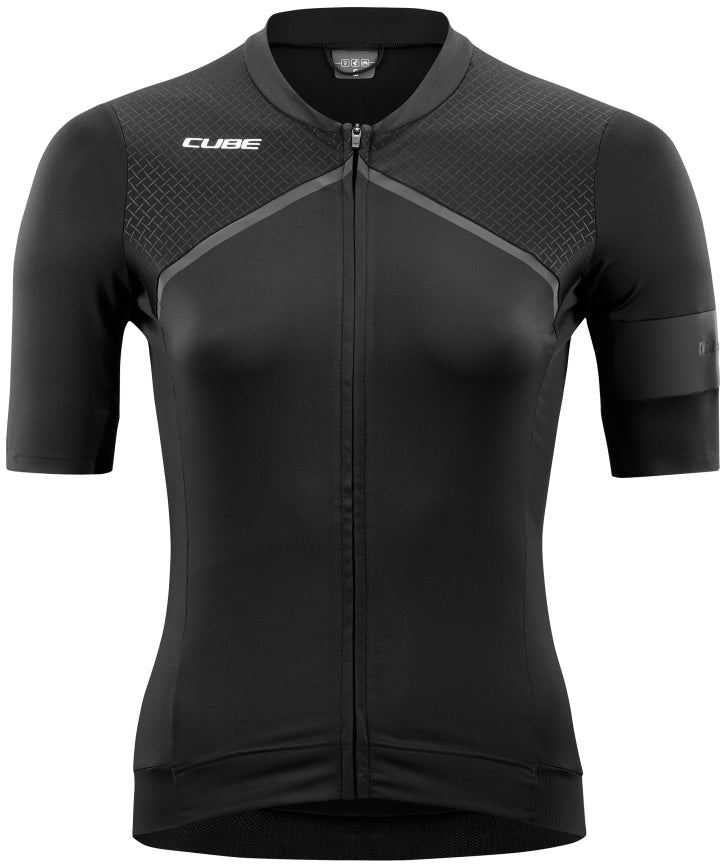 CUBE BLACKLINE WS maillot manches courtes noir