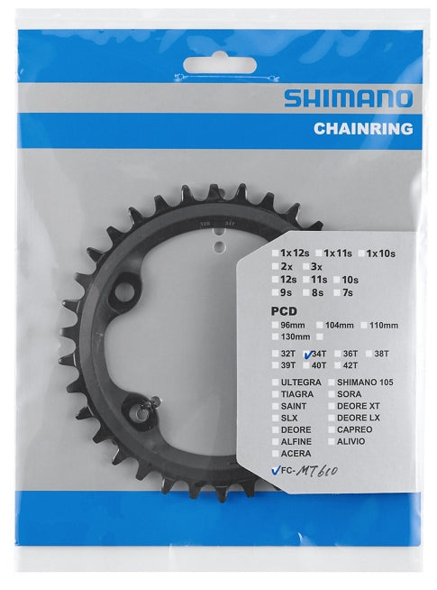 Plateau Shimano FC-MT610 12 vitesses noir