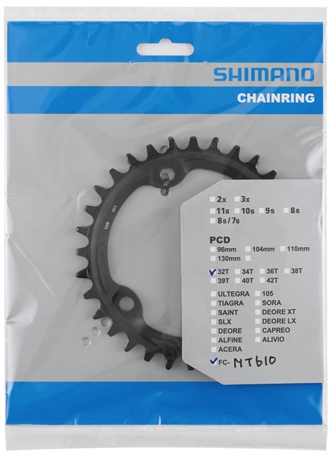 Plateau Shimano FC-MT610 12 vitesses noir