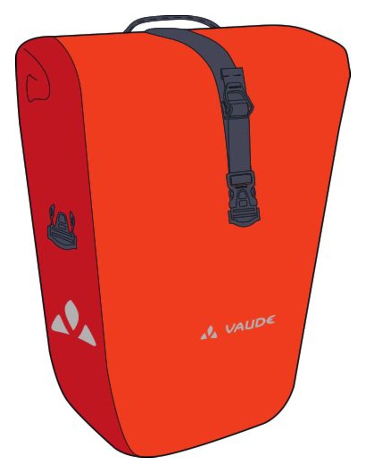 VAUDE Aqua Back sac porte-bagages rouge