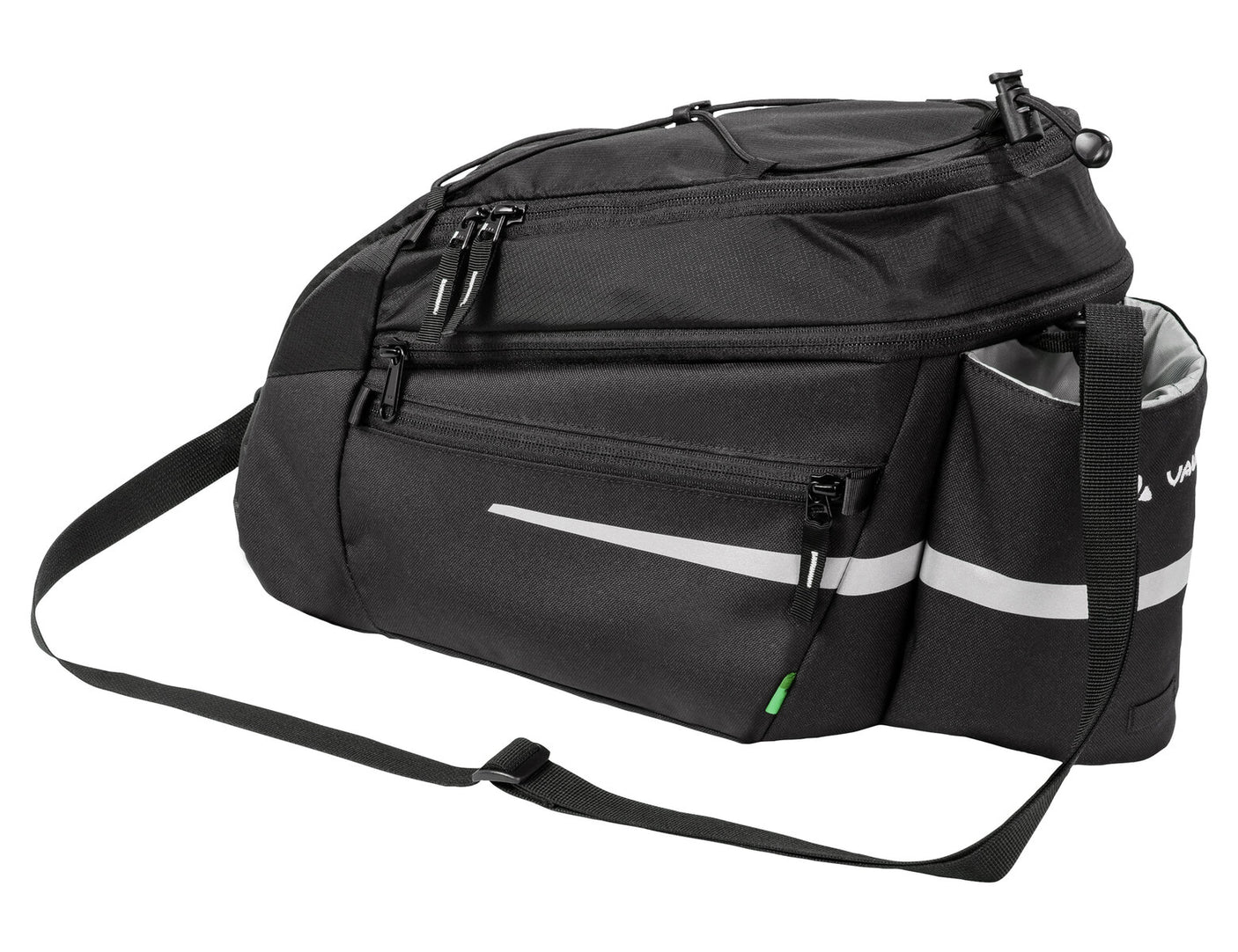 VAUDE Silkroad sac porte-bagages L Snap-It noir