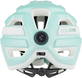 Casque CUBE ROOK argent menthe