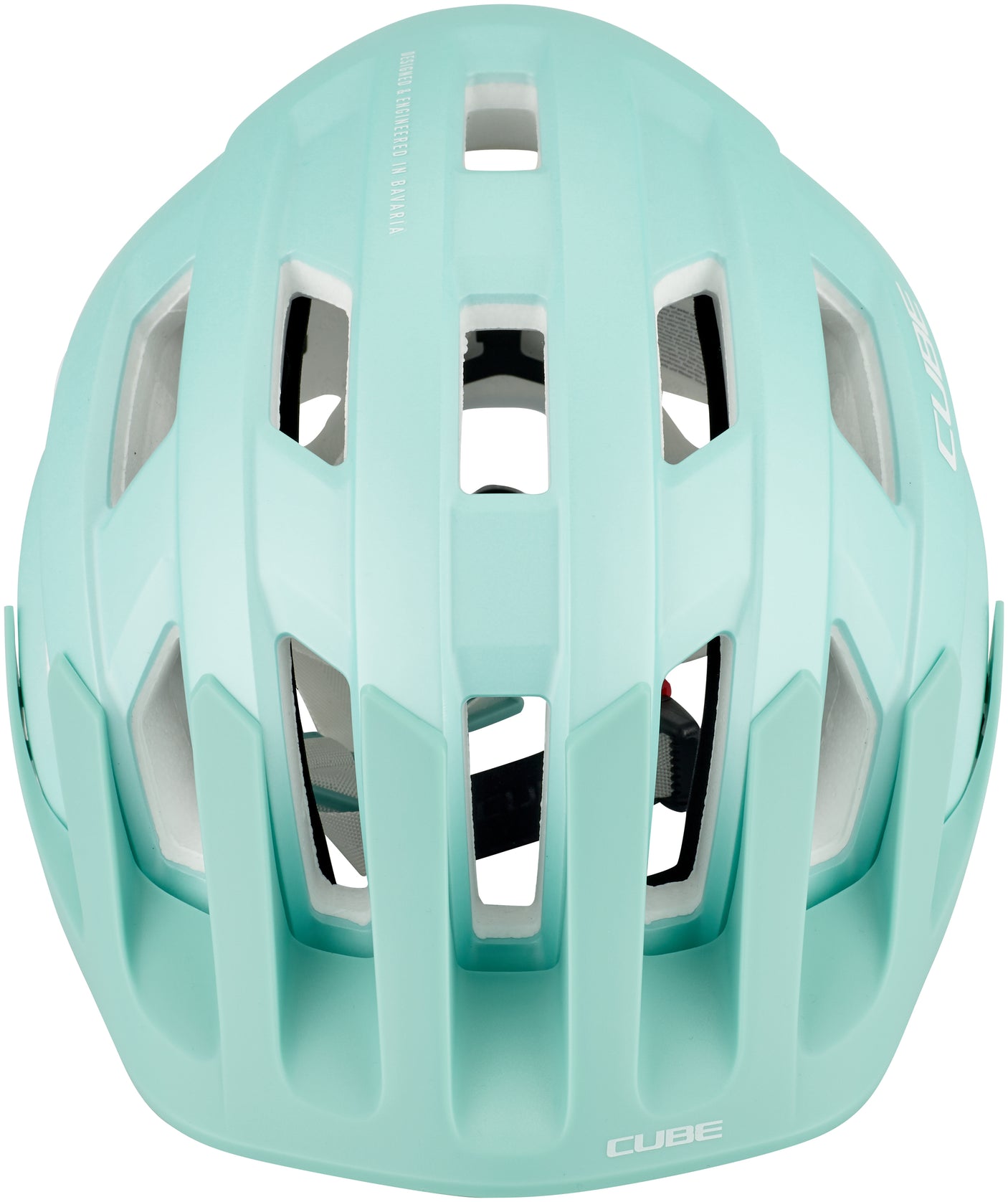 Casque CUBE ROOK argent menthe