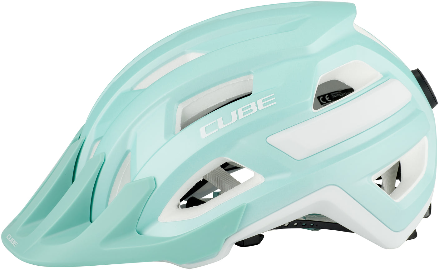 Casque CUBE ROOK argent menthe