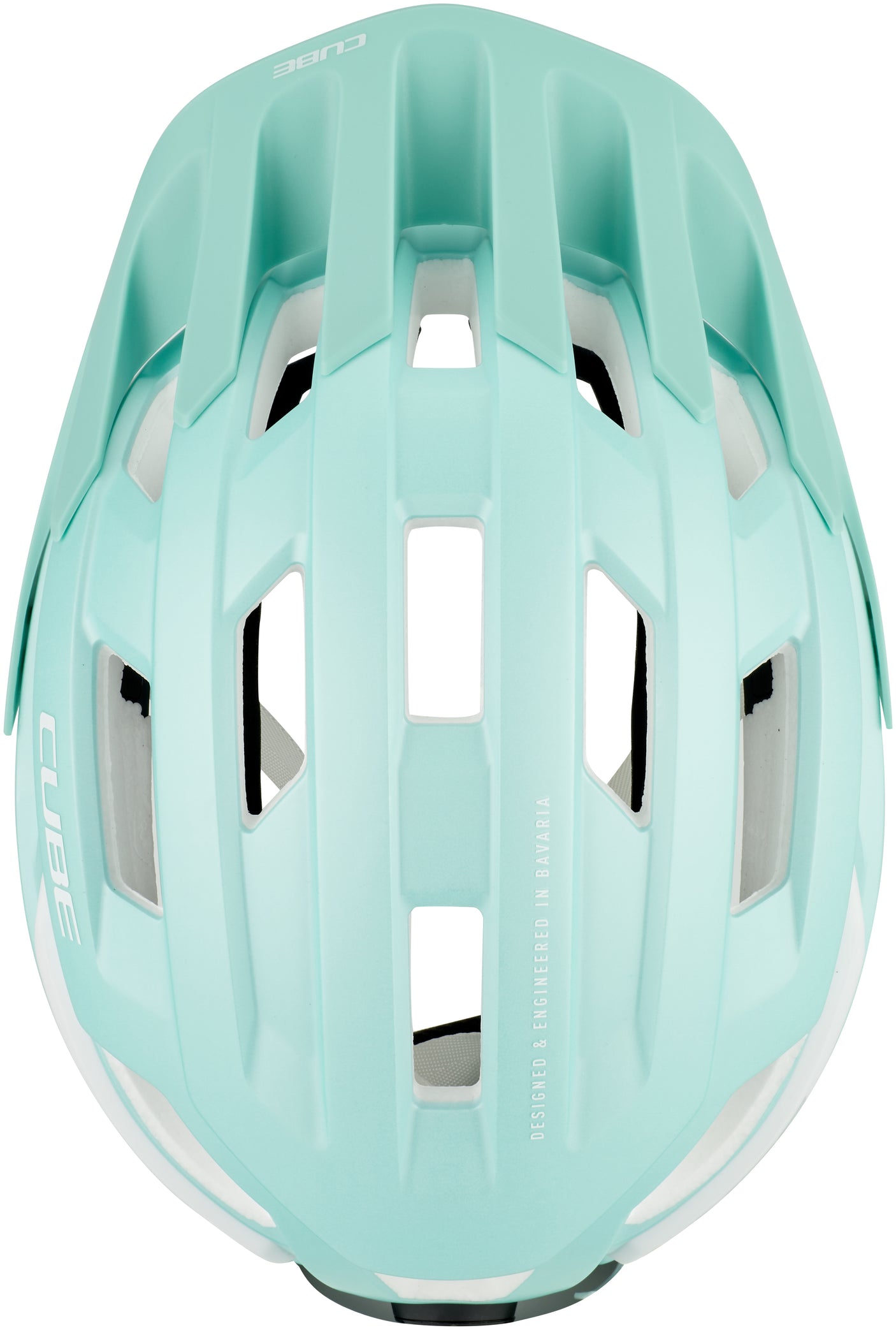 Casque CUBE ROOK argent menthe