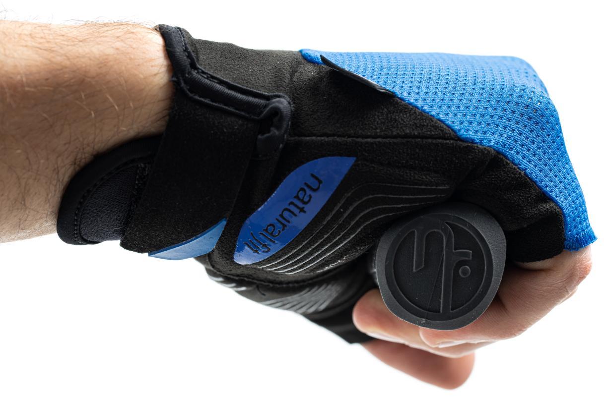 Gants CUBE doigts courts X NF noir´n´bleu