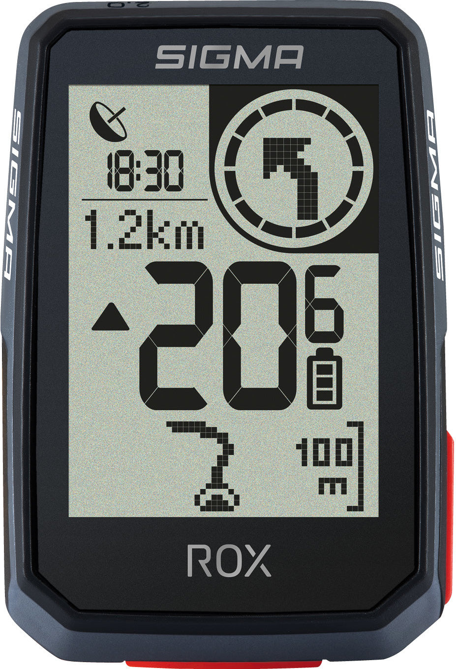 Ordinateur de velo Sigma ROX 2.0 avec support GPS noir bikester