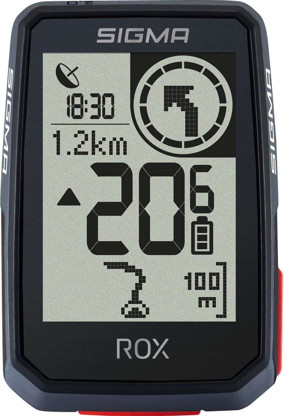 Compteur de vélo Sigma ROX 2.0 avec support GPS Butler noir