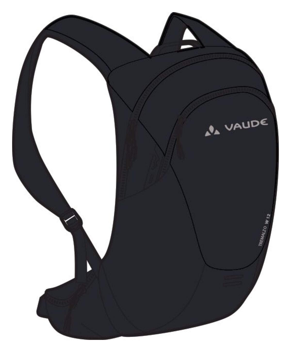 VAUDE Tremalzo 12 sac à dos femmes noir