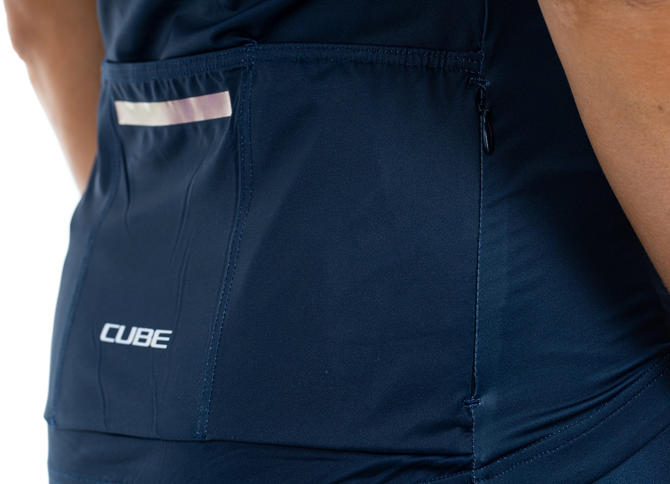 CUBE TEAMLINE WS maillot manches courtes bleu'n'mint