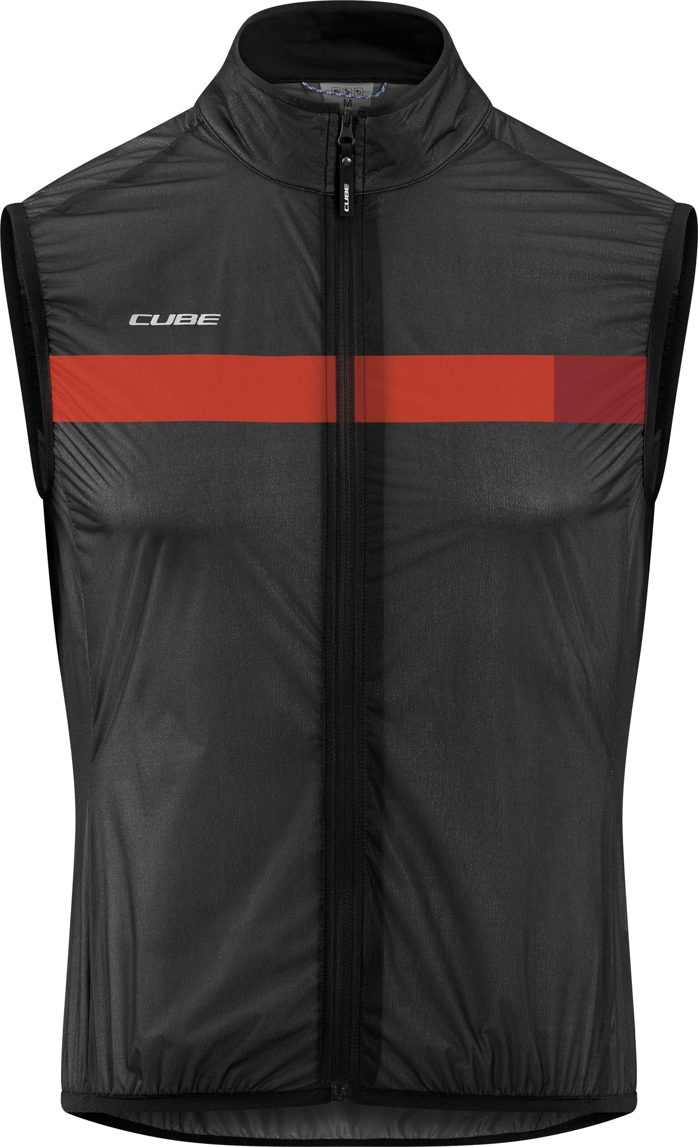 Gilet coupe-vent CUBE TEAMLINE noir