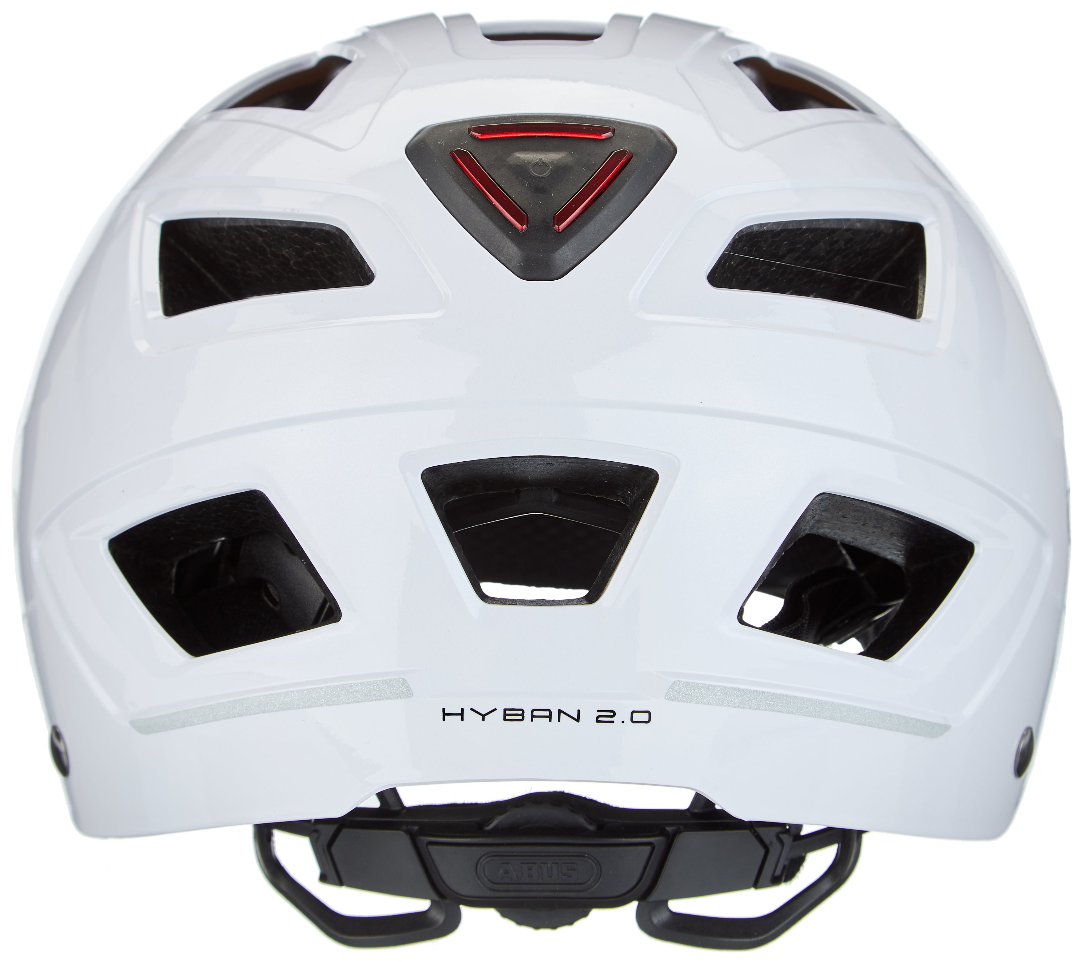 Casque ABUS Hyban 2.0 Urban blanc polaire