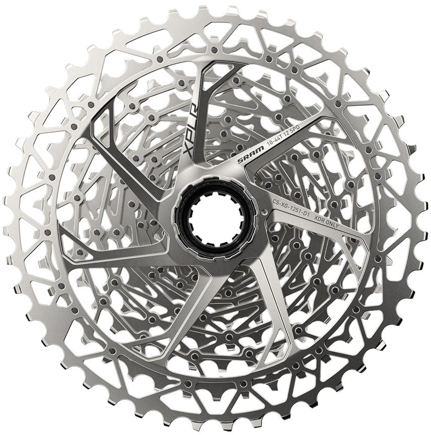 Cassette SRAM XPLR XG-1251 12 vitesses 10-44T argent