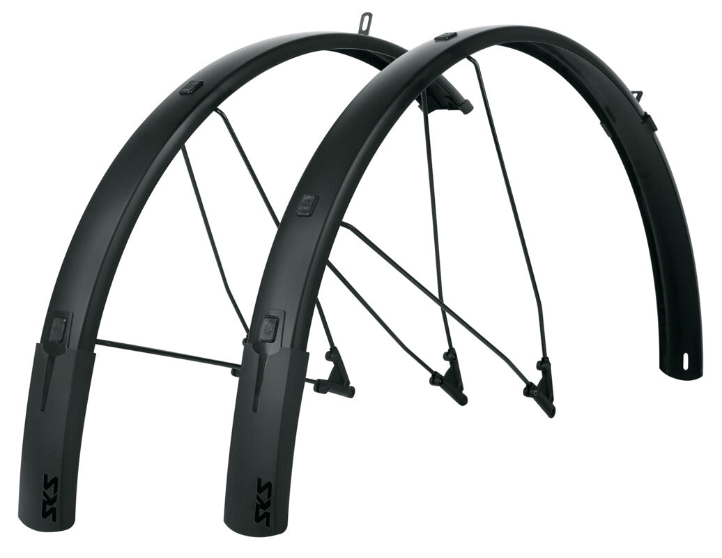 SKS Bluemels Style jeu de garde-boue 28" 56mm noir