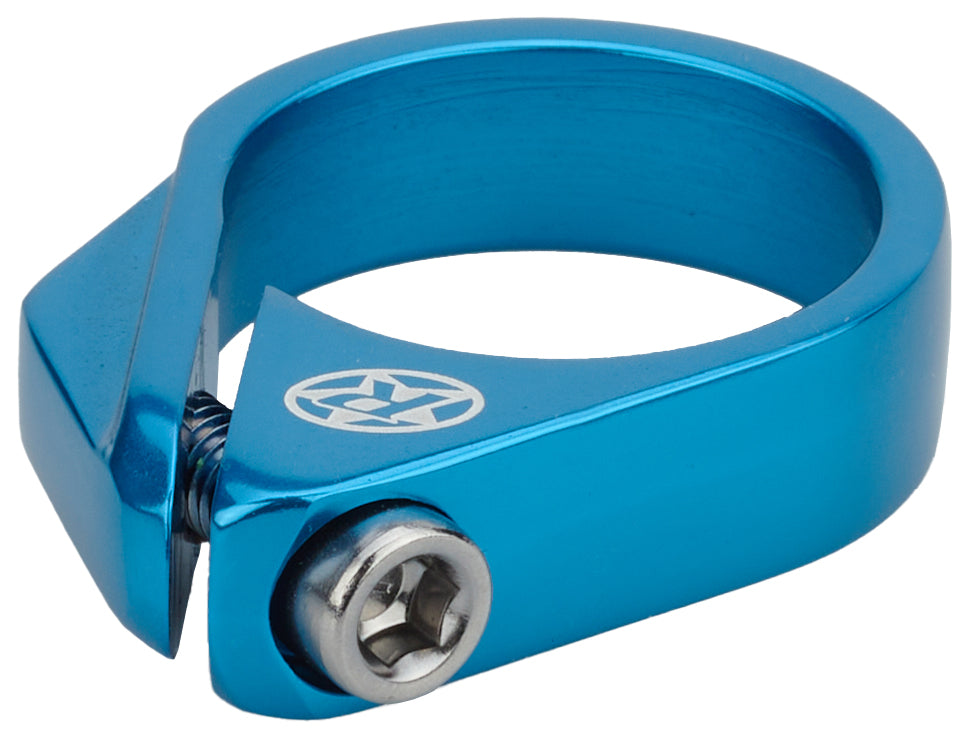 Collier de selle Reverse Bolt Ø34,9mm bleu